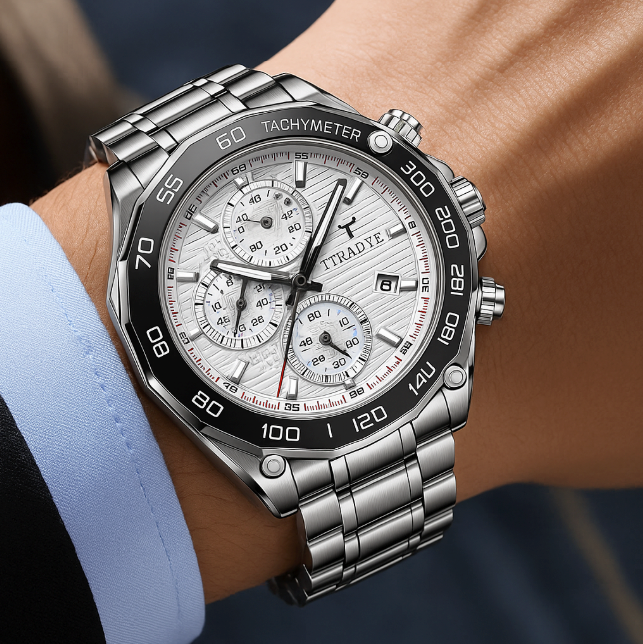 Lewis – Luxus Automatische Mechanische Chronographen Uhr