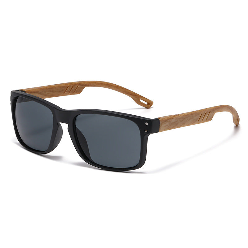 Stewart – Vintage Polarisierte Holzsonnenbrille für Herren UV400