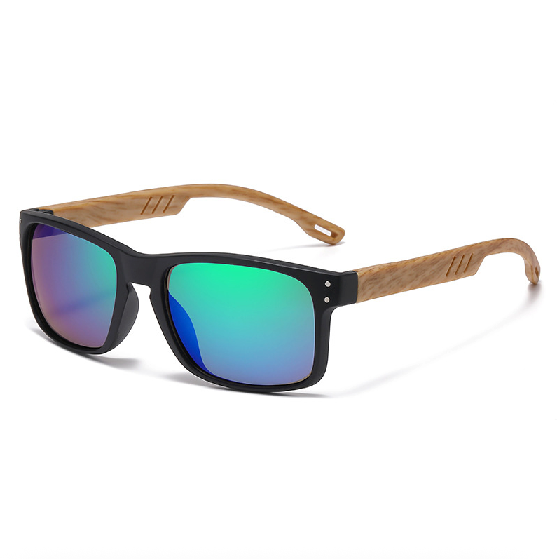 Stewart – Vintage Polarisierte Holzsonnenbrille für Herren UV400
